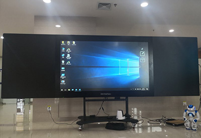 智慧黑板移动支架实际安装现场案例